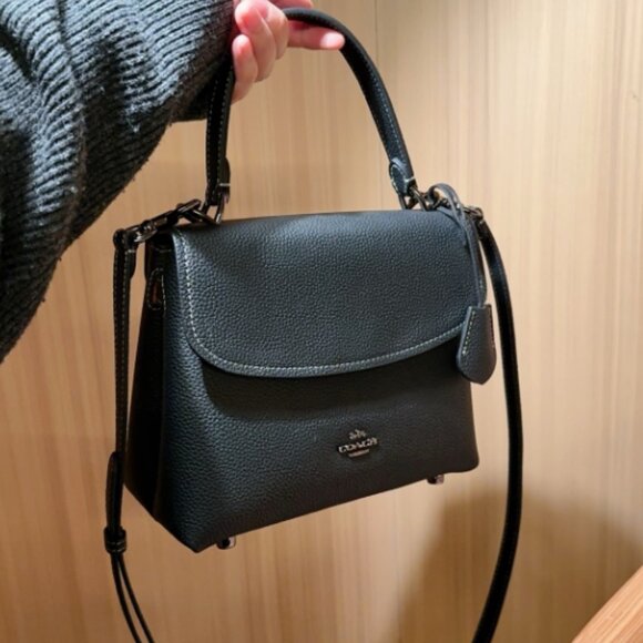 Coach Handbags - Pebbled Leather Crossbody Bag